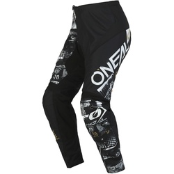 Oneal Element Attack Jugend Motocross Hose, schwarz-weiss, Größe 24