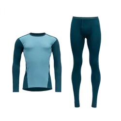 DEVOLD Multi Sport Man Shirt/Long Johns Herren lange Funktionsunterwäsche blau - XXL