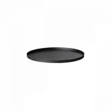 BLOMUS Tablett Peasy Ø 30 cm Edelstahl Schwarz S (Small)