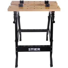 Stier Spanntisch Holz/Kunststoff/Stahl 150 kg mehrfarbig klappbar