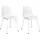 Beliani Esszimmerstuhl 2er Set LOOMIS Weiß