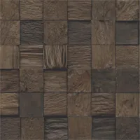 forestea Wandpaneele Holz Root Teak Mixed Cube 2 St. 1,02 m2