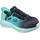 SKECHERS Tilido OmbrayConstruction Stiefel für Damen, Black Teal Textile Synthetic, 36 EU