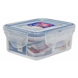 Lock & Lock Frischhaltedose blau rechteckig 10,8 x 8,8 x 4,8 cm 0,18 l