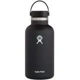 Hydro Flask 64oz Wide Flex Cap Isolierflasche (Größe 1.89L, schwarz)