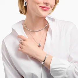 Thomas Sabo Kette mit Anhänger Bold Elegance Tropfenform Silber