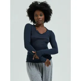 seamless basic Funktionstop SEAMLESS BASIC "Seamless Basic Top Cotton", Damen, Gr. L/XL, midnight, Obermaterial: 100% Baumwolle, Tops