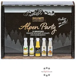 Dolomiti Alpenfeinkost Alpen Party 16–40% Vol. 0,2 l Geschenkset