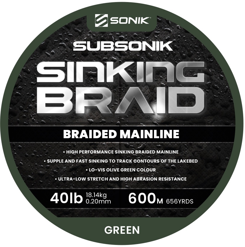 SUBSONIK SINKING BRAID 40LB 600M (0.20)