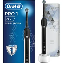 Oral-B Pro 1 750 Design Edition + Reiseetui schwarz