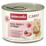 Animonda Carny Adult Pute + Huhn + Shrimps 6x200 g