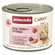 Animonda Carny Adult Pute + Huhn + Shrimps 6x200 g