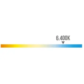 EDM Led-Flutlicht 50 W Aluminium 23,8x4,5x19,2 cm Weiß/Schwarz mit Präsenzsensor