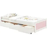 Idimex Bett MIA aus massiver Kiefer Mode, 99x49x205 cm FSC Mix, Kinder- , Jugendzimmer, Kindermöbel, Kinderbetten, Kindereinzelbetten