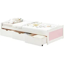 Idimex Bett MIA aus massiver Kiefer Mode, 99x49x205 cm FSC Mix, Kinder- , Jugendzimmer, Kindermöbel, Kinderbetten, Kindereinzelbetten