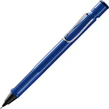 Lamy safari blue Druckbleistift - klassicher Minenbleistift mit ergonomischem Griff & Gehäuse aus ASA-Kunststoff - Bleistift mit Feinstrichmine M 41 in Strichbreite 0,5 mm & Radiertip