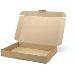 50 Stück Maxibriefkarton Faltkarton 350 x 250 x 50 mm braun Außenmaß