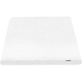 Beliani Gelschaum Matratzen topper 90 x 200 cm Weiß