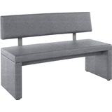 Home Affaire Sitzbank »Charissa«, mit Lehne, Breite 140, 160 oder 180 cm, grau
