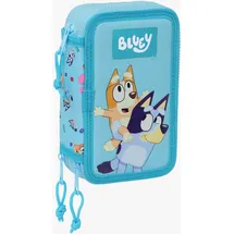 Bluey Dreifach-Federmäppchen, Blau