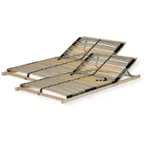 Lattenrost Luxus Star 42 Federholzleisten, Beco, Kopfteil verstellbar, Lattenrost 180x200 cm, bestehend aus 2x Lattenrost 90x200 cm, 8 cm hoch, hergestellt in Deutschland, Selbstmontage 180 cm x 200 cm x 8 cm