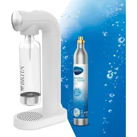 Brita SodaONE white + PET-Flasche + Zylinder