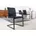 Riess-Ambiente Stuhl LOFT antik schwarz Armlehne Eisengestell Freischwinger Industrial