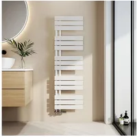 EMKE Badheizkörper 1320 x 400 mm 570 W weiß Seitenanschluss