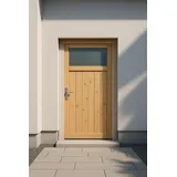 PANTO Nebeneingangstür Holz NET501-88 88 x 200 cm DIN links