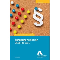 Aushangpflichtige Gesetze 2024