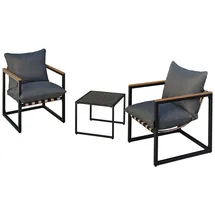Hti-Living Gartensitzgruppe 2 Stühle und Tisch