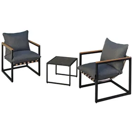 Hti-Living Gartensitzgruppe 2 Stühle und Tisch