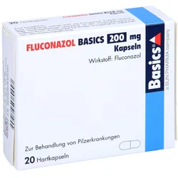 Fluconazol Basics 200 mg Hartkapseln 20 St