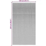 vidaXL Insekten-Türvorhang 120 x 220 cm Dunkelgrau