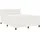 vidaXL Boxspringbett 140 x 190 cm Weiß