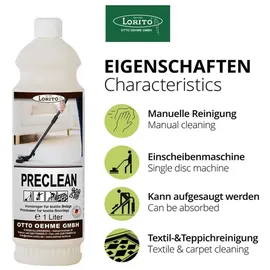 lorito oehme Fleckenentferner Preclean 218 Flüssig 1000 ml
