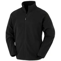 Result Recycled Microfleece Jacket, Black, M