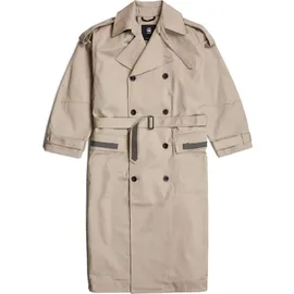 G-Star Macro Balloon Trenchcoat - Beige - Damen, - M