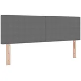 vidaXL Kopfteil Hellgrau 144 cm Cordstoff, Stylisches Bettkopfteil, modernes Polsterdesign, höhenverstellbarer Schaum, aus Cord-Stoff, bequemes Bett-Merkmal