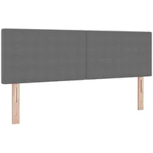 vidaXL Kopfteil Hellgrau 144 cm Cordstoff, Stylisches Bettkopfteil, modernes Polsterdesign, höhenverstellbarer Schaum, aus Cord-Stoff, bequemes Bett-Merkmal