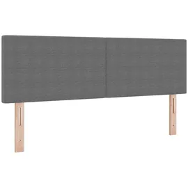 vidaXL Kopfteil Hellgrau 144 cm Cordstoff, Stylisches Bettkopfteil, modernes Polsterdesign, höhenverstellbarer Schaum, aus Cord-Stoff, bequemes Bett-Merkmal