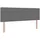 vidaXL Kopfteil Hellgrau 144 cm Cordstoff, Stylisches Bettkopfteil, modernes Polsterdesign, höhenverstellbarer Schaum, aus Cord-Stoff, bequemes Bett-Merkmal