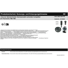Mixcover Adapter für Küchenmaschinen TM6 TM5