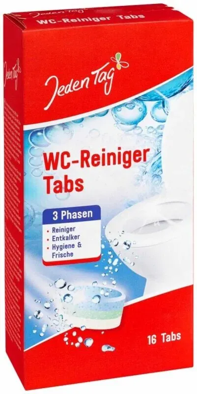Jeden Tag WC-Reinigungstabs (16 Tabs)