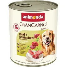 Animonda GranCarno Rind & Kaninchen mit Kräutern 6 x 800 g