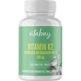 Vitabay Vitamin K2 200 mcg vegane Tabletten 365 St.