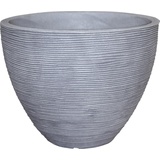 geli Pflanztopf mit Rillen Ø 40 x 31 cm beton