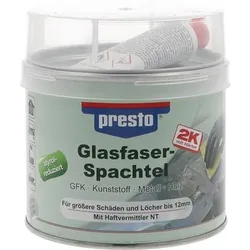 Presto 2K-Glasfaserspachtel grau-grün,Härter rot 1000g Dose
