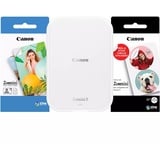 Canon Zoemini white Premium Kit, mobiler Zink-Fotodrucker + Tasche und Papier