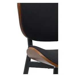 CLP Stuhl Enid mit Rückenlehne und Polsterung I Sessel mit Kunstleder- oder Stoffbezug I Komfortabler Esszimmerstuhl